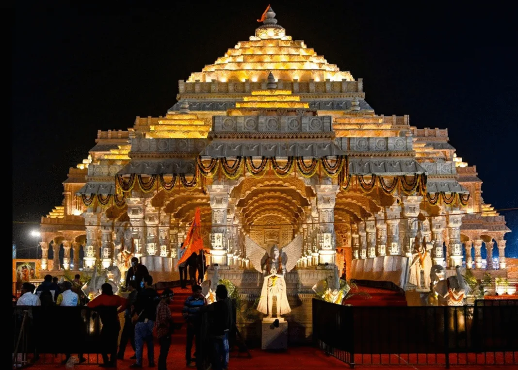 A Historic Moment for Ayodhya: Saffron Flag to Be Raised due to Ram Temple Completion Saffron Flag to Be Raised at the Ram Temple Completion