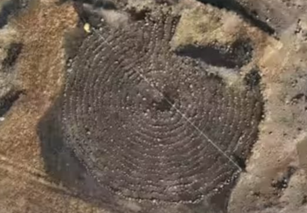 India largest circular labyrinth stone