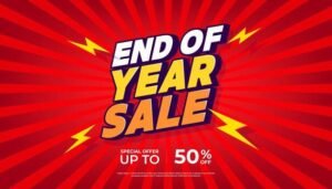 Year-End Sales With Heavy Discounts