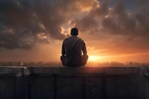 Why Being Alone Feels Addictive Now 1 Alone Man Sitting Silently