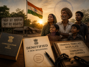 Post-Independence Developments And Denotification Image 