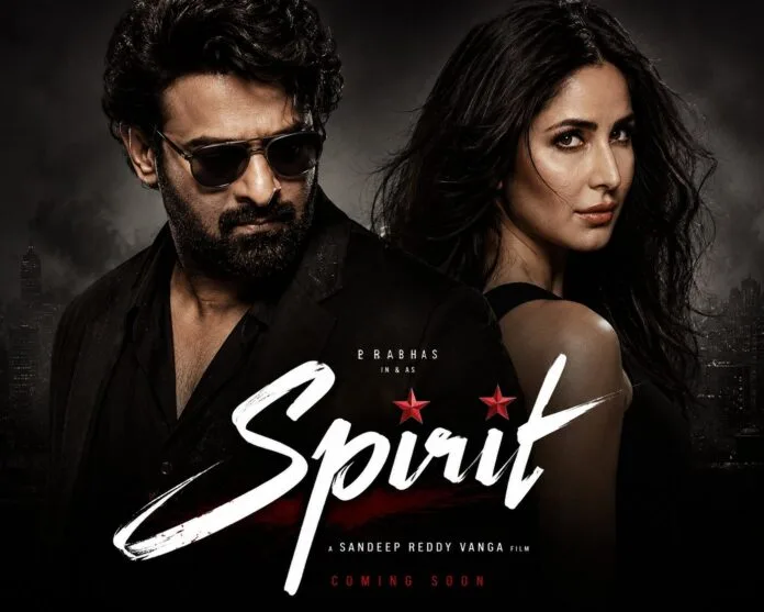 Katrina Kaif in Prabhas spirit movie poster