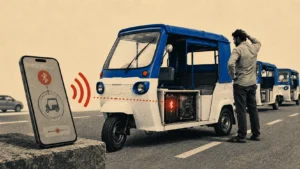 Why A Simple Bluetooth App Is Suddenly Freezing India’s E-Rickshaws